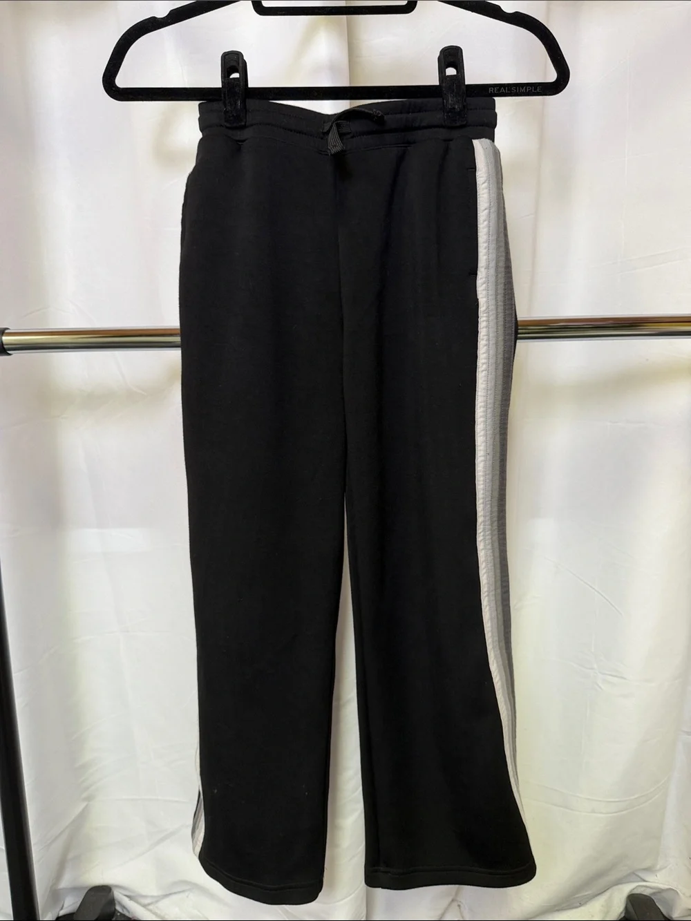 Vintage Havana girls Black & White stripe cloud zip up Hoodie & pants L (14)